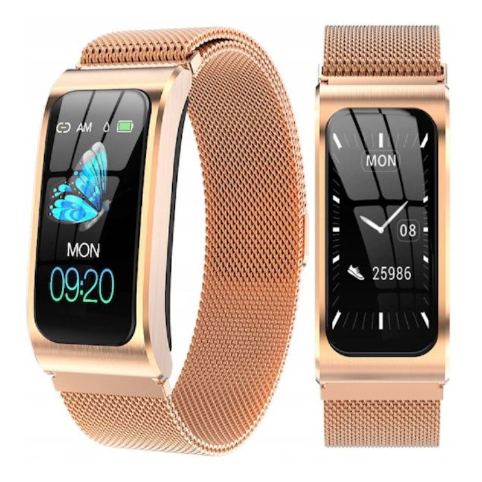 

Smartwatch Zegarek Damski Złoty AK12 Xiaomi Huawei