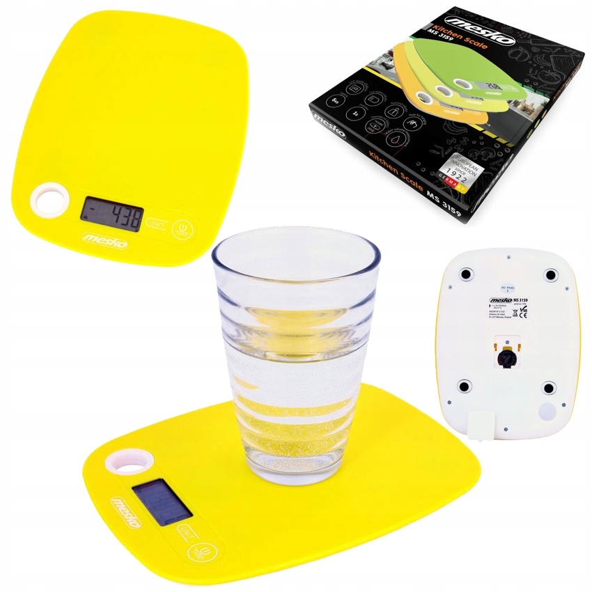 

Waga Kuchenna 5KG Tara LCD Cienka Mesko MS3159