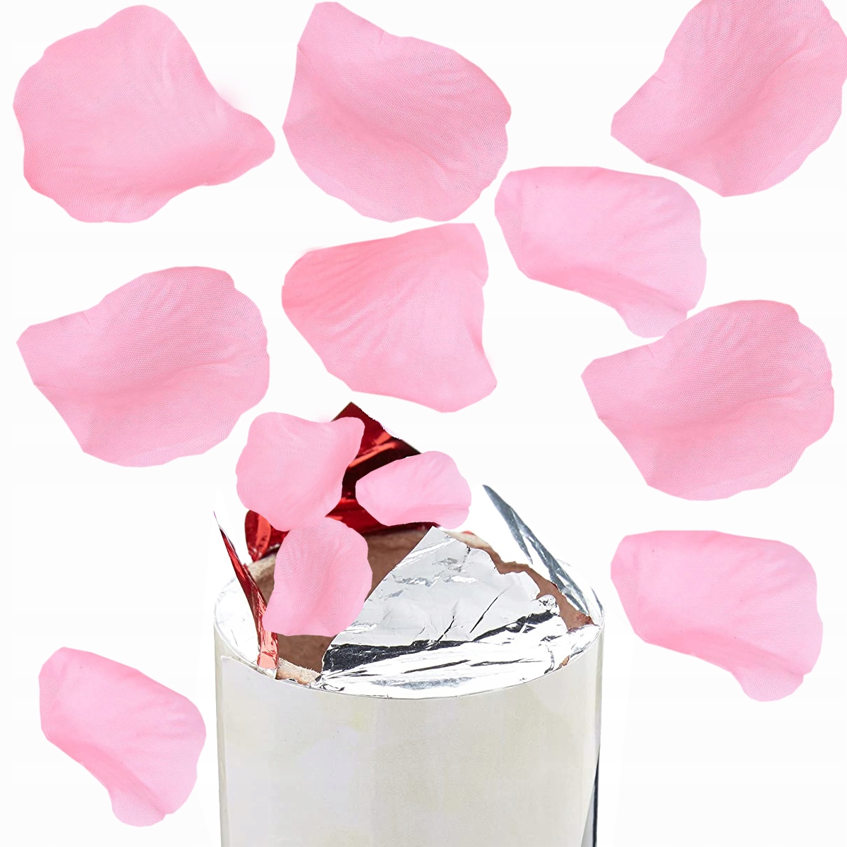 KONFETTI WYRZUTNIA PŁATKÓW RÓŻ TUBA STRZELAJĄCA NA ŚLUB WESELE 80 m RÓŻOWE EAN (GTIN) 5902356777849