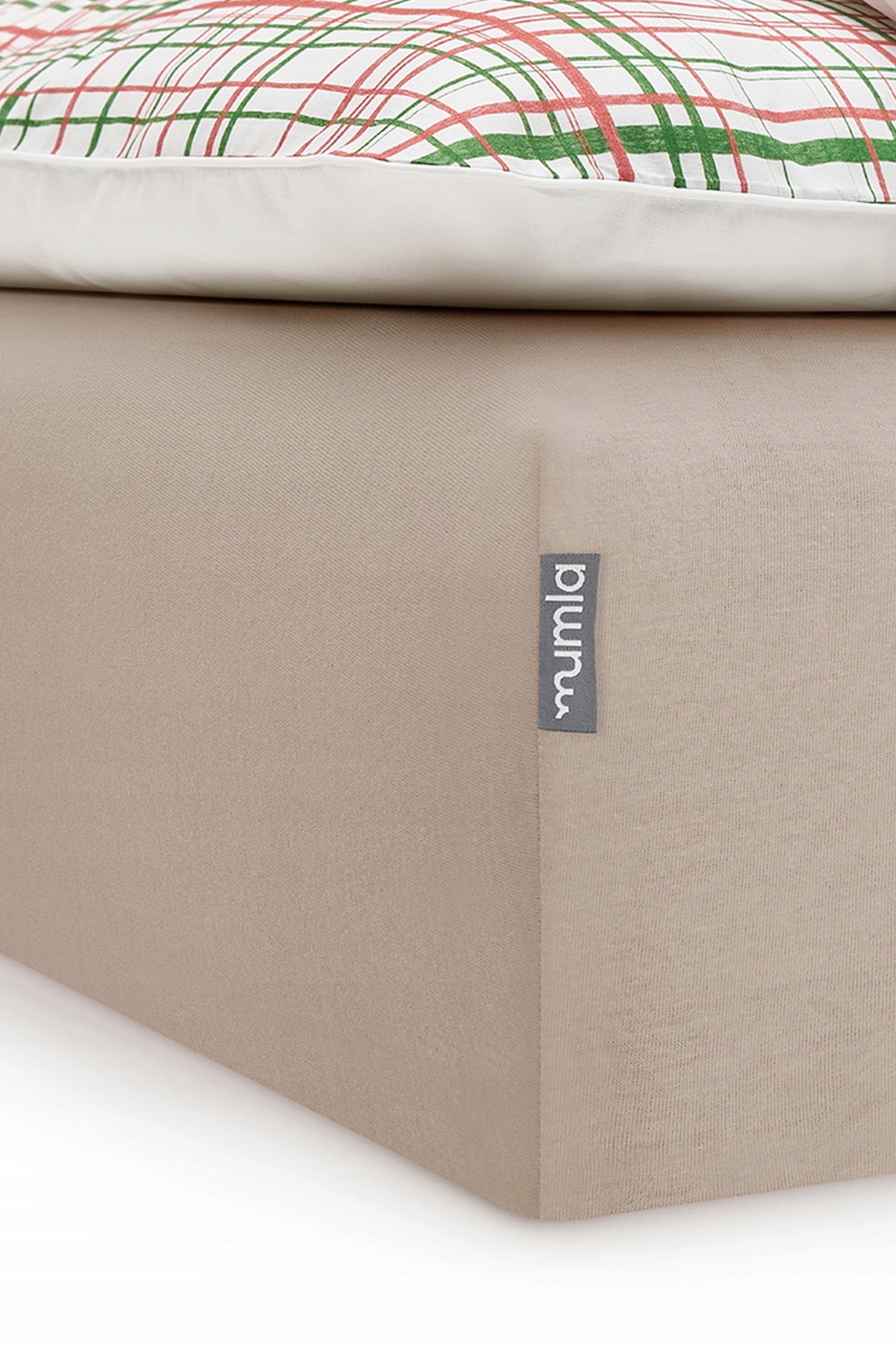 Prestieradlo cappuccino 180 x 200 cm na vysoký matrac Mumla