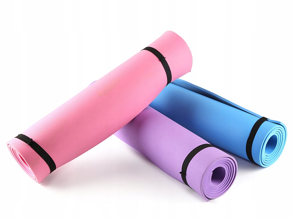 MATA DO JOGA AEROBIKU ĆWICZEŃ KARIMATA POPD NAMIOT PIANKOWA 4MM GRUBA Grubość 0.4 cm