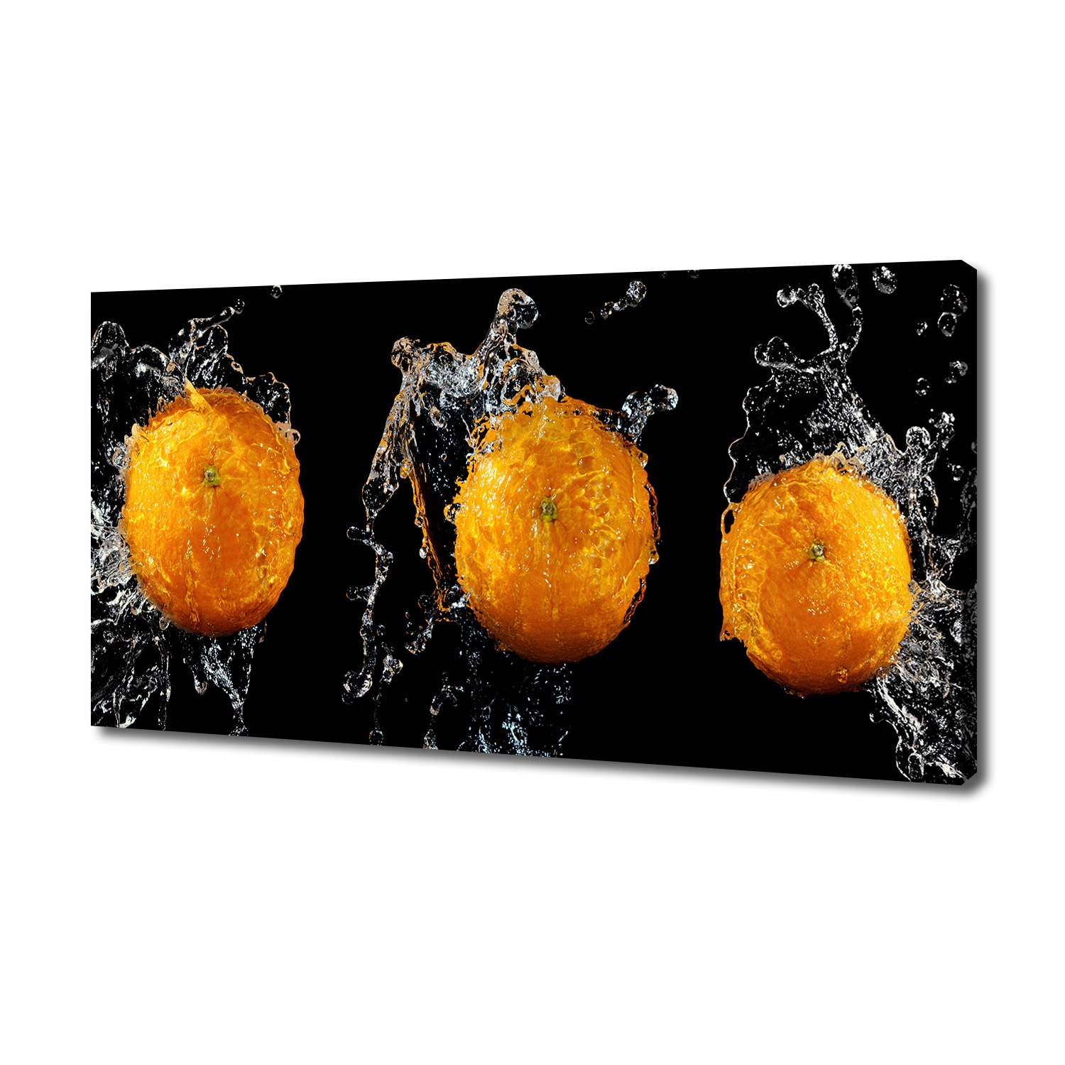 

Foto obraz na płótnie Pomarańcze i woda 140x70 cm