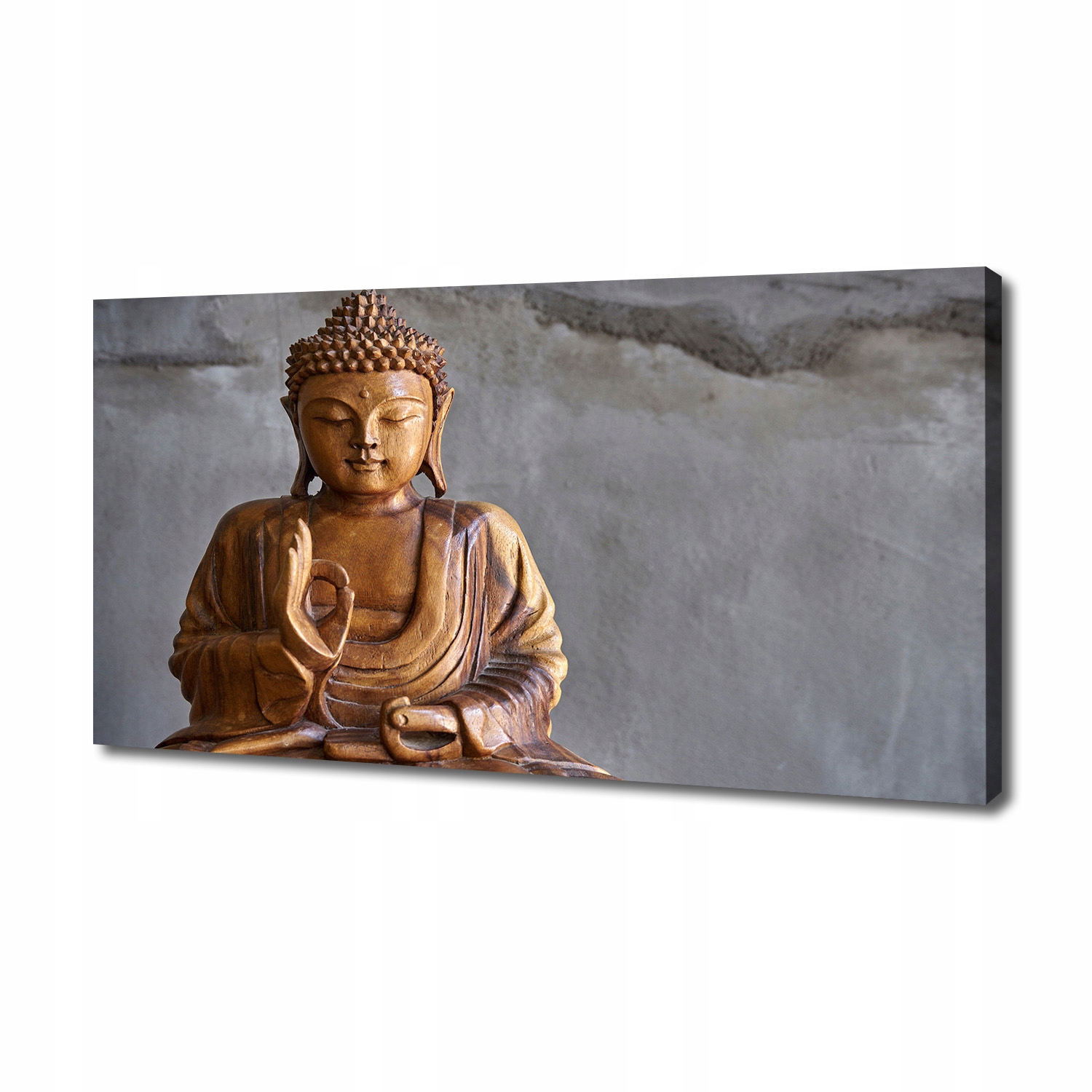 

Foto obraz na płótnie Drewniany budda 140x70 cm
