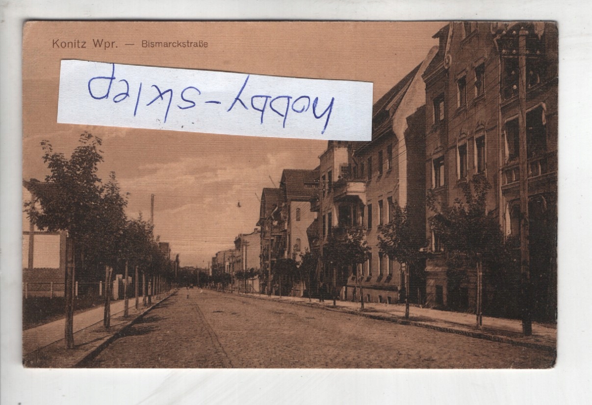 Chojnice, Konitz Wpr., Bismarckstrasse,