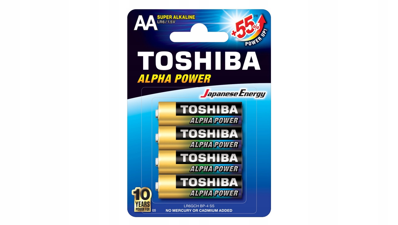 BATERIA TOSHIBA LR6GCH BP-4 SS AA