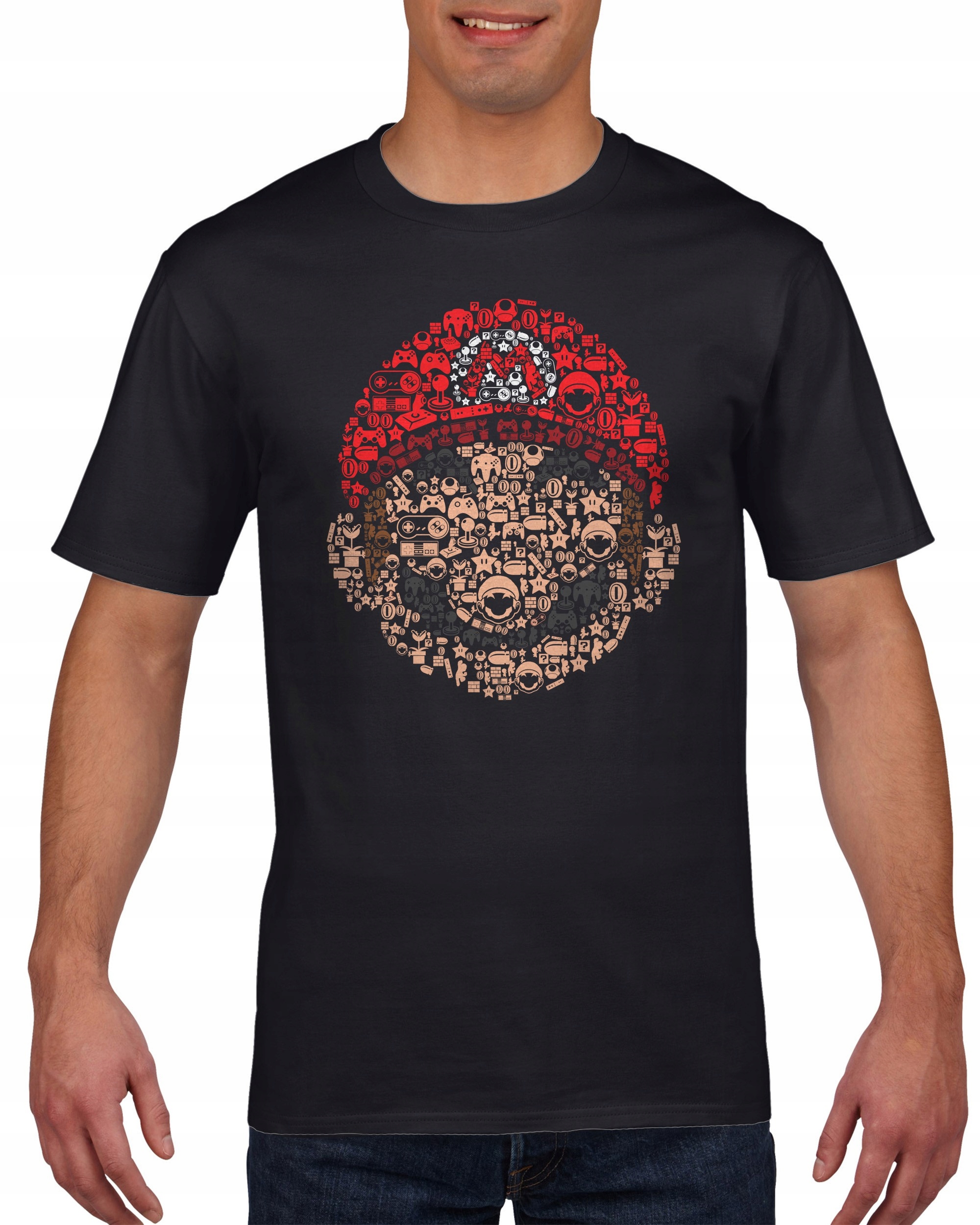 

Koszulka męska Super Mario c M