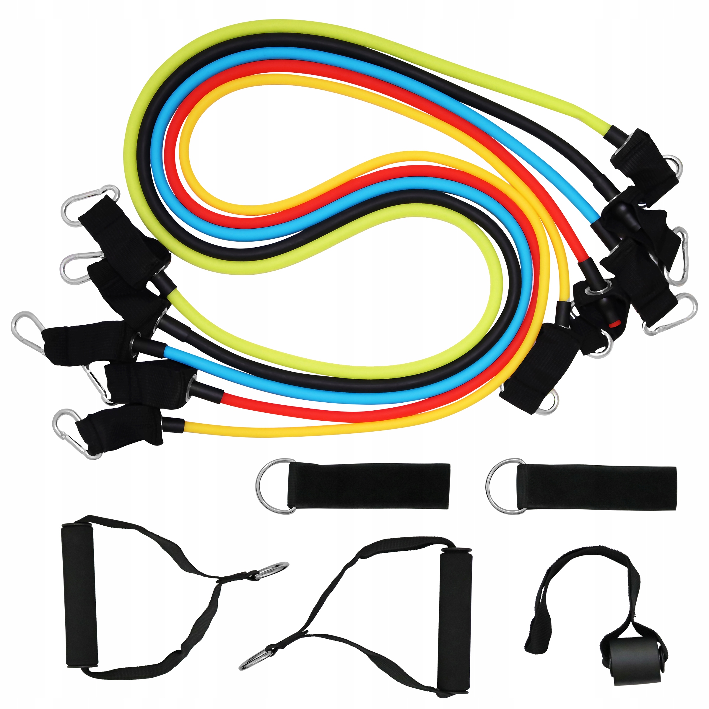 ZESTAW 5 GUM OPOROWYCH EKSPANDERY SPORTVIDA Model SV-HK0351