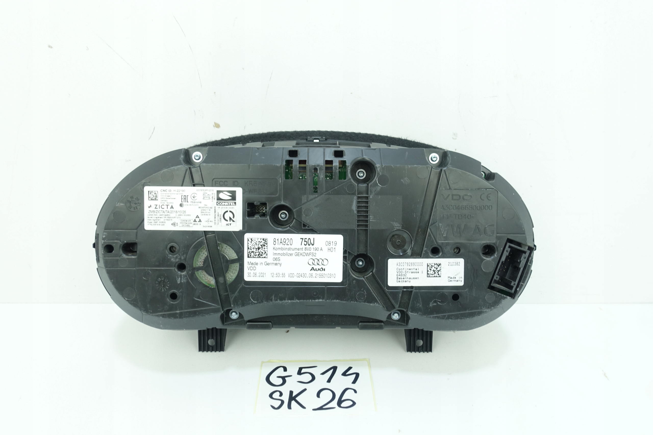 AUDI Q2 81A 2016- dials dials 81A920750J