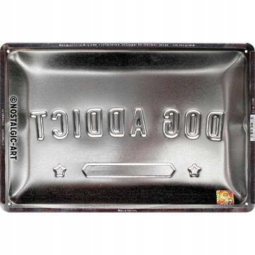 Tablica Dog Addict Therapy 20x30 Nostalgic 22288 Producent Nostalgic Art