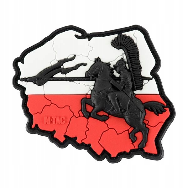 M-Tac Patch Husaria 3D Pvc Red/White/Black