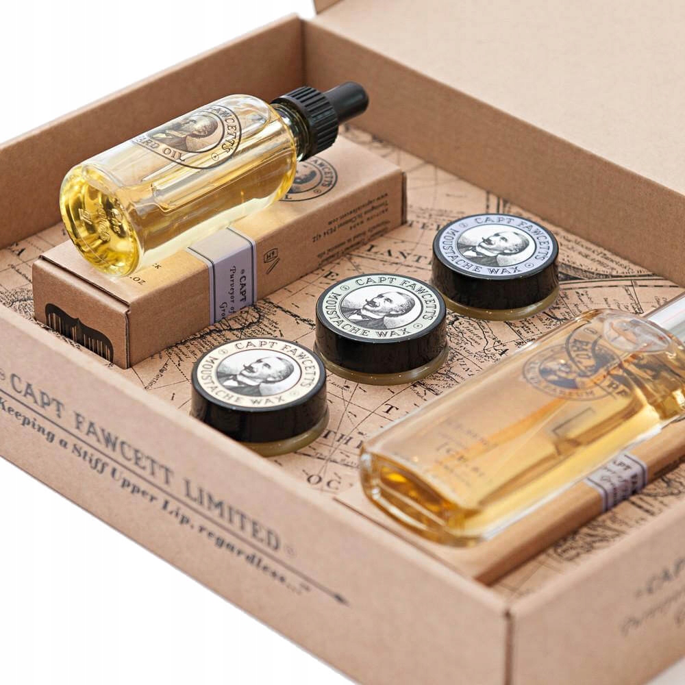 Captain Fawcett Sada na vousy a knír