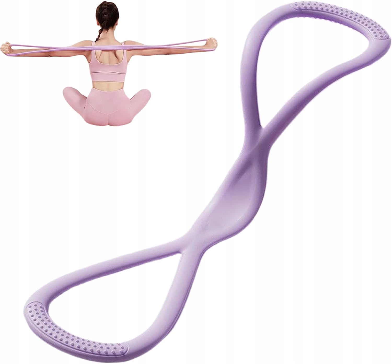 Guma oporowa ósemka do ćwiczeń fitness pilates rehabilitacja 15 lb