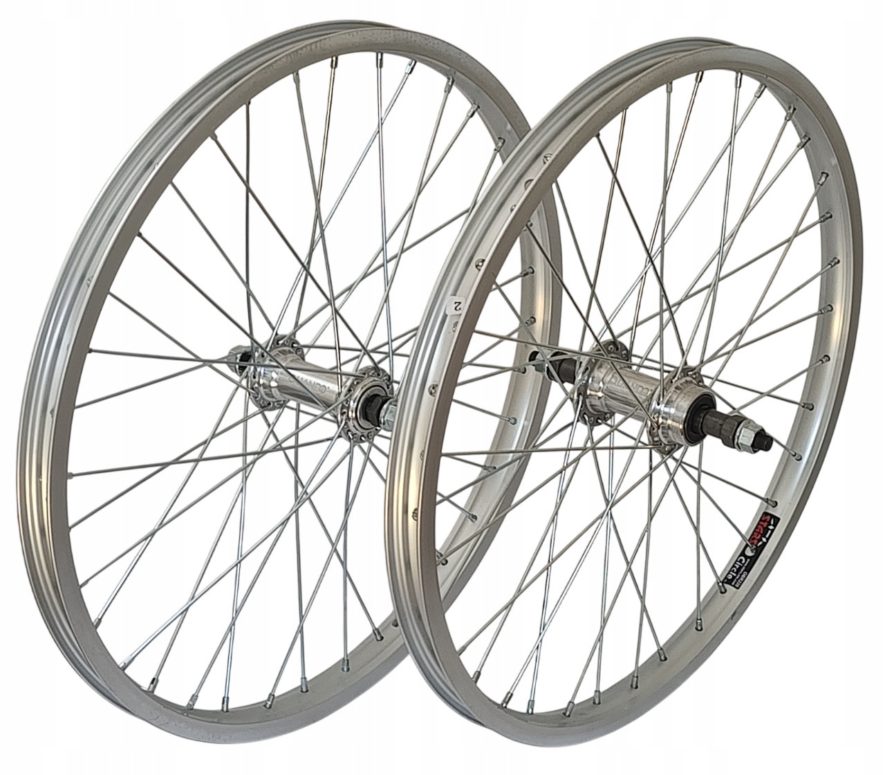 Koła 20" komplet do składaka roweru miejskiego, składaka na wolnobieg