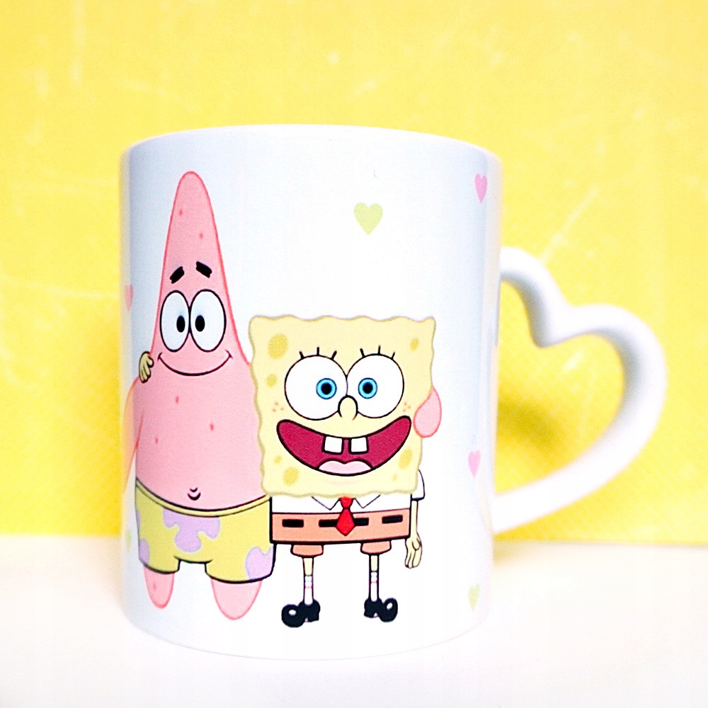 

Kubek z bajki Spongebob 330ml z nadrukiem bajka