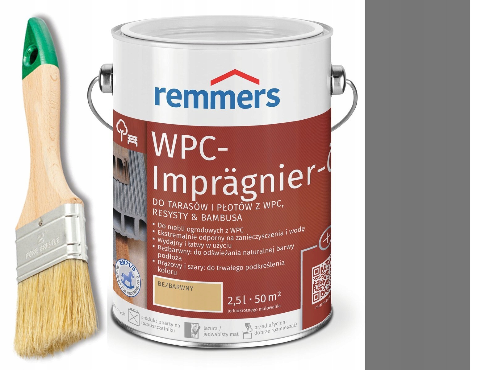 Remmers Olej Wpc pro plotové terasy Šedý 0,75 L