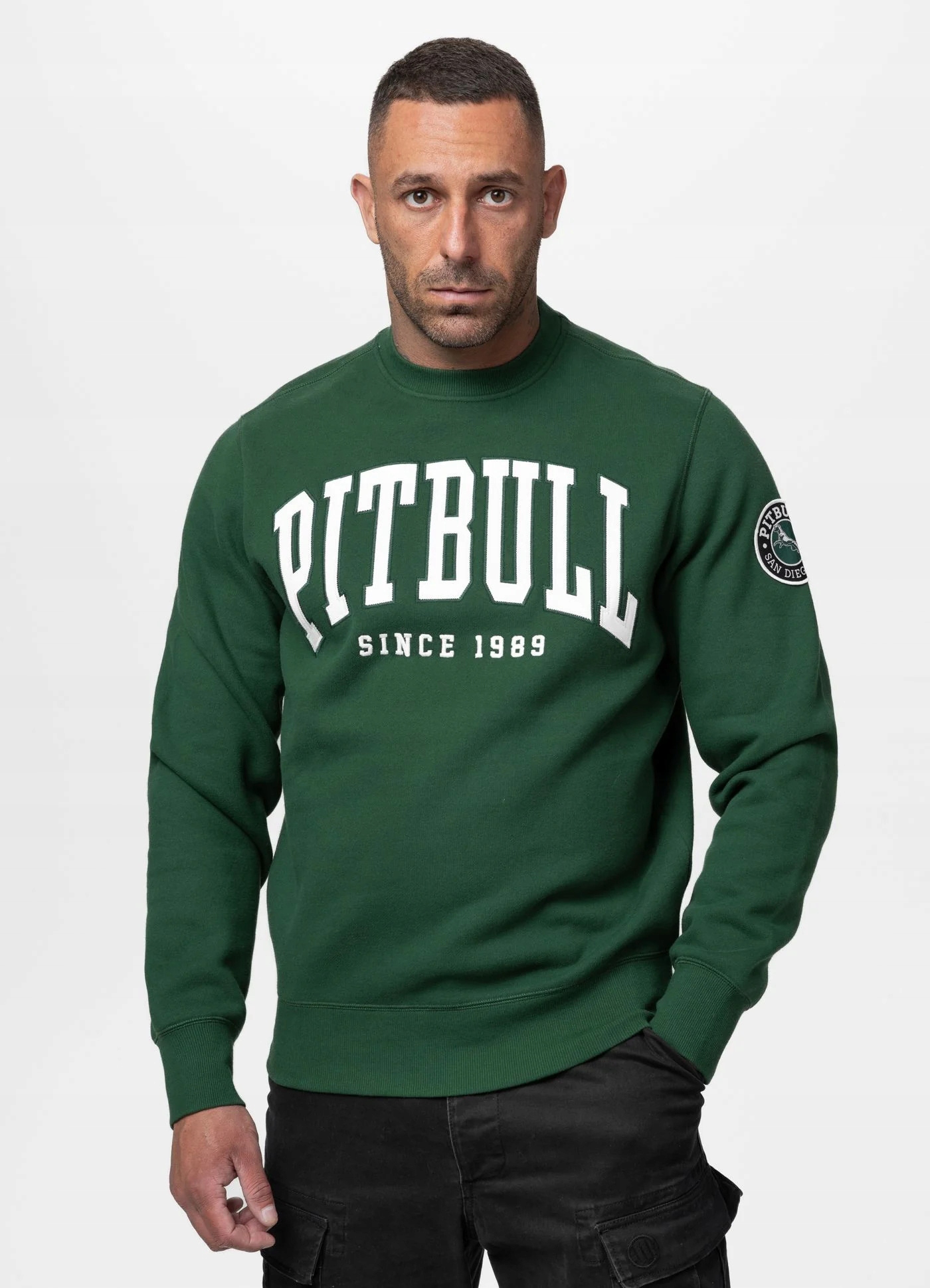 Pánská mikina Pit Bull West Coast Norton Green Pánská Mikina Bez Kapuce velikost XL