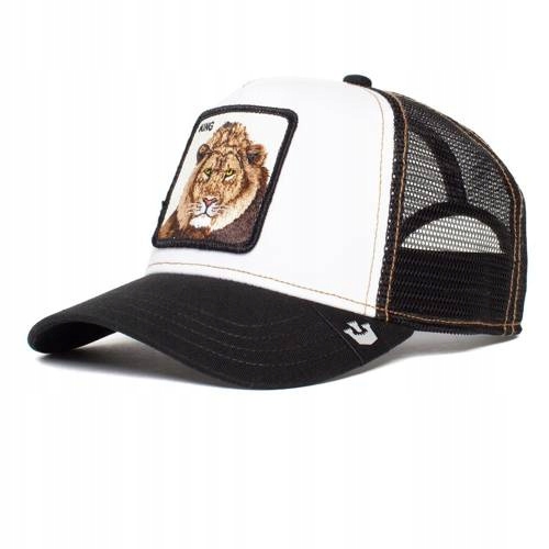 Czapka z daszkiem bejsbolówka Goorin Bros. The King Lion Lew Trucker White