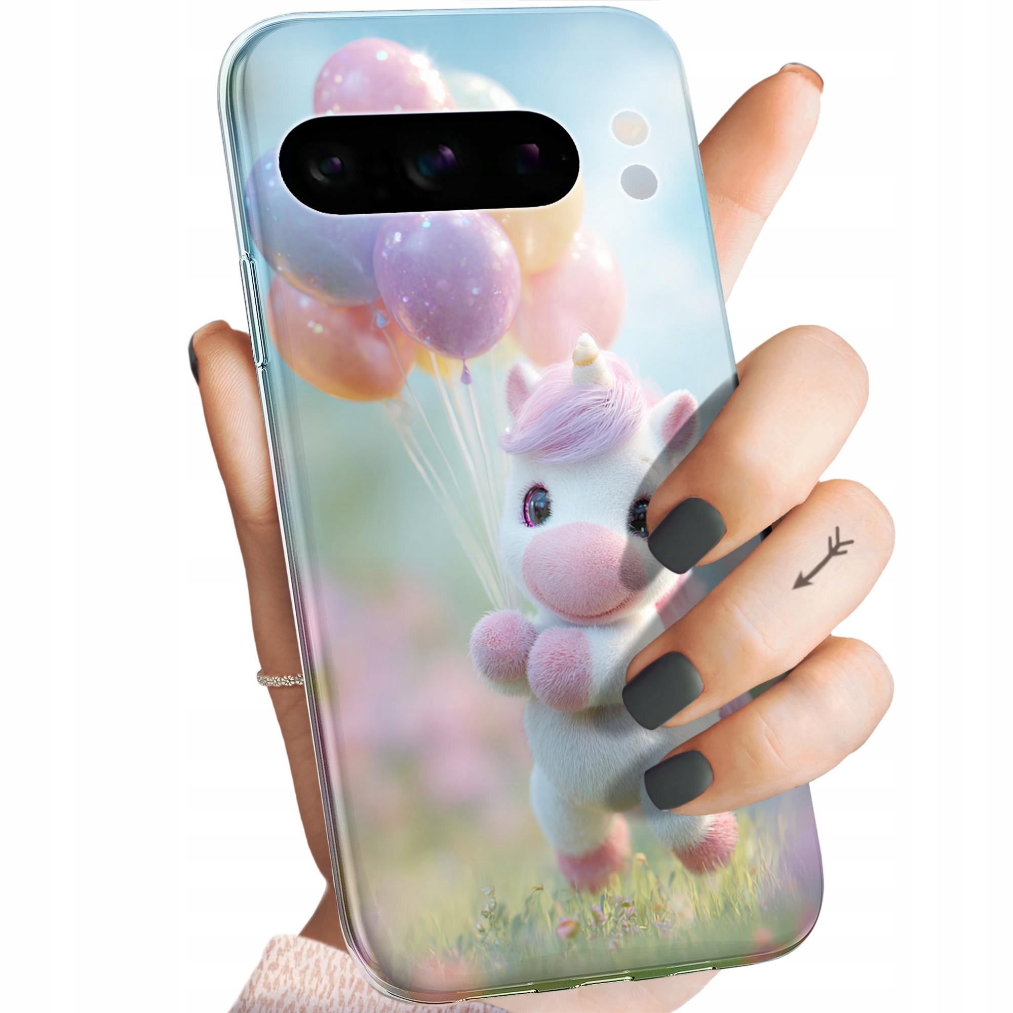 Etui Do Google Pixel 8 Pro Jednorożec Bajki Księżniczki Obudowa Case