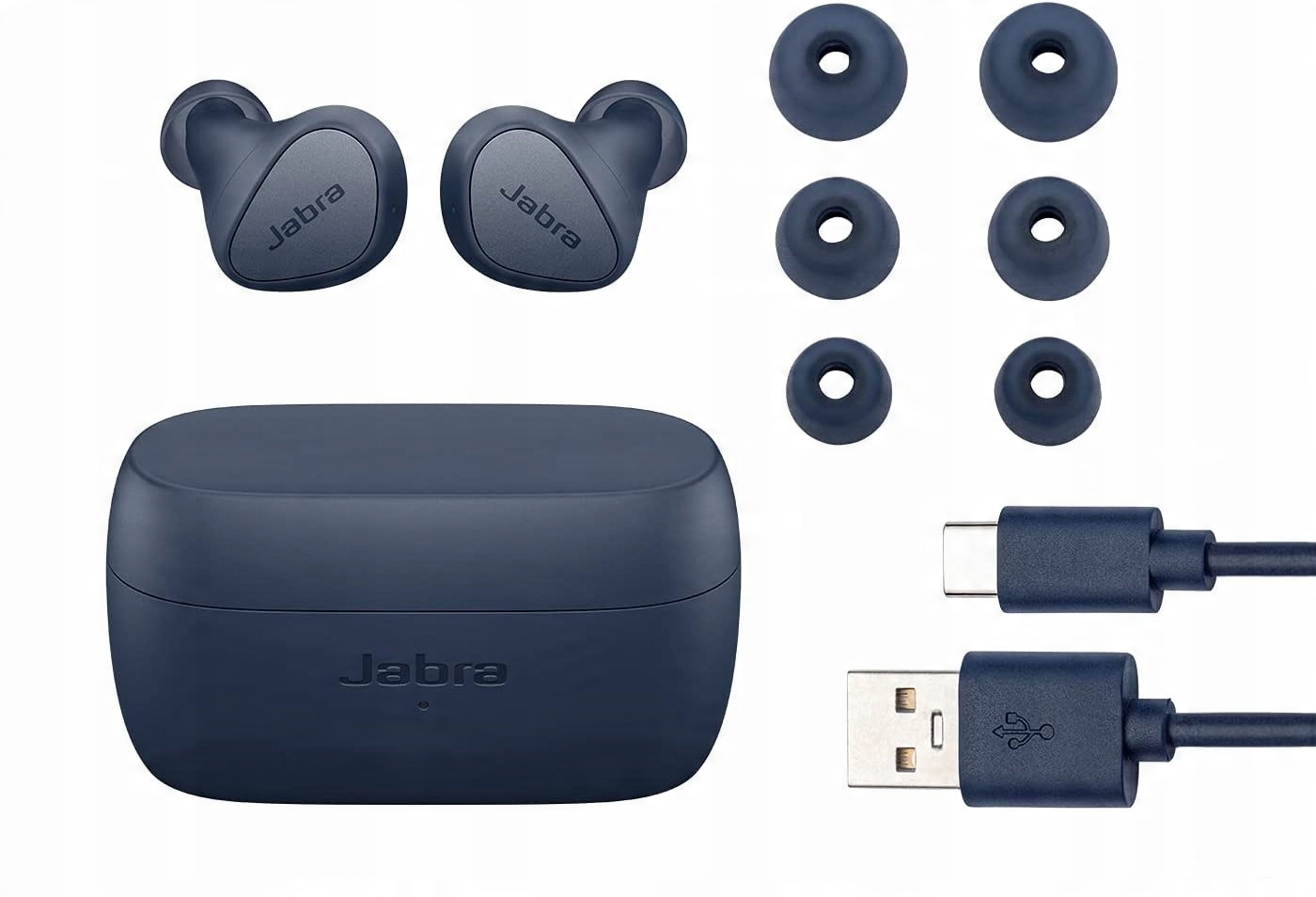 

Słuchawki bezprzewodowe Jabra Elite 3 granatowe