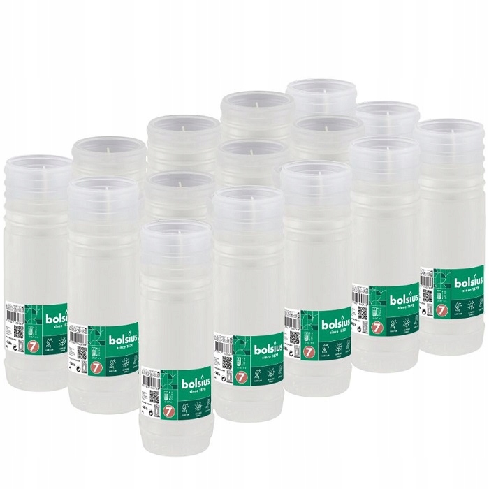 Vložky Do Hřbitovních Svíček Bolsius RP7D Parafínové (15ks)