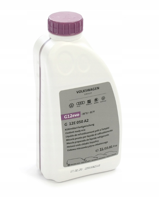 PŁYN CHŁODNICZY GOTOWY G12 G13 VW 1l ASO