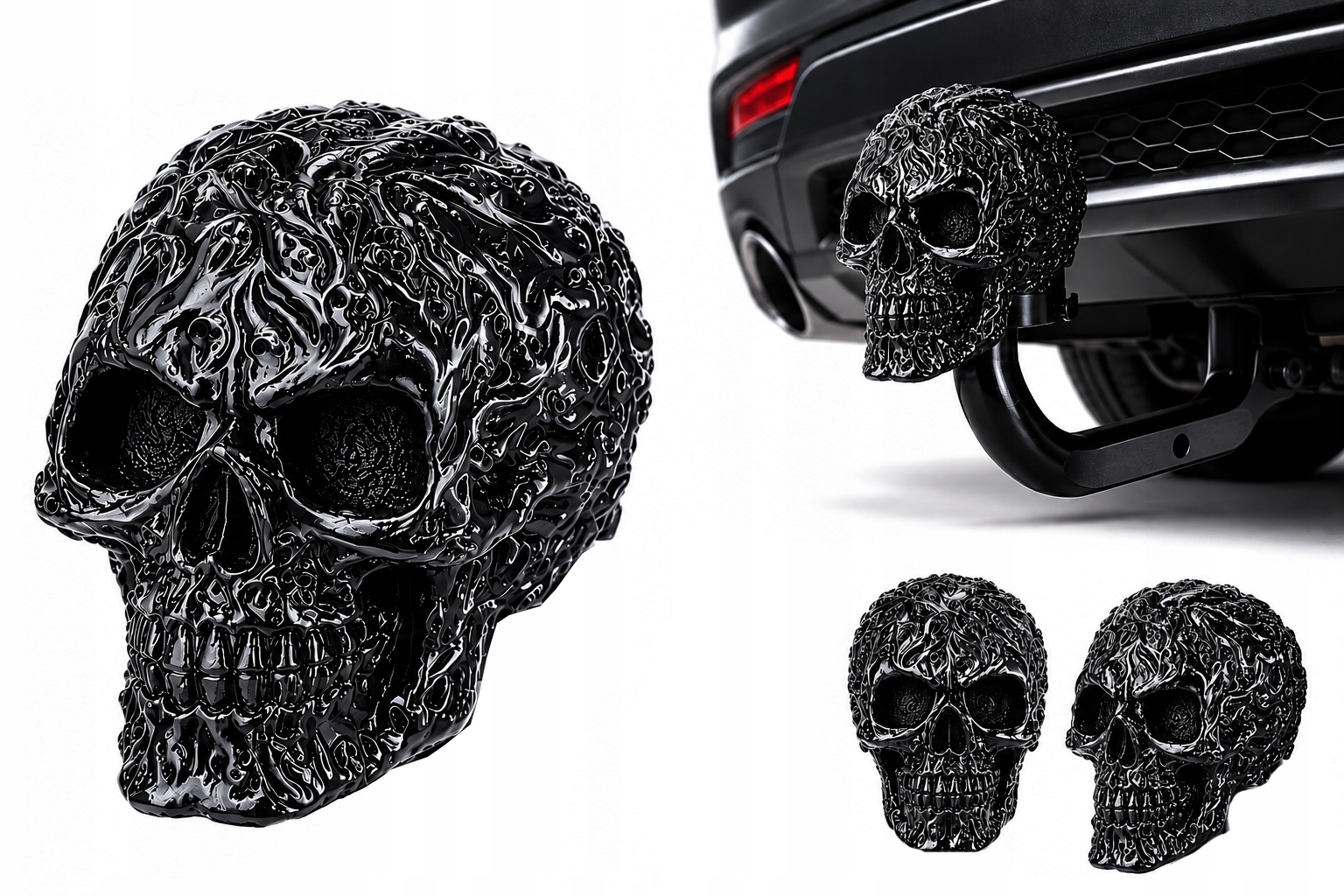 Osłona Na Hak Holowniczy Czaszka skull Nakładka Haka
