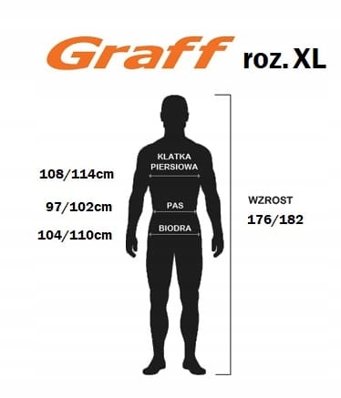 GRAFF KOMPLET PRZECIWDESZCZOWY KURTKA + SPODNIE XL Właściwości oddychające wiatroszczelne wodoszczelne