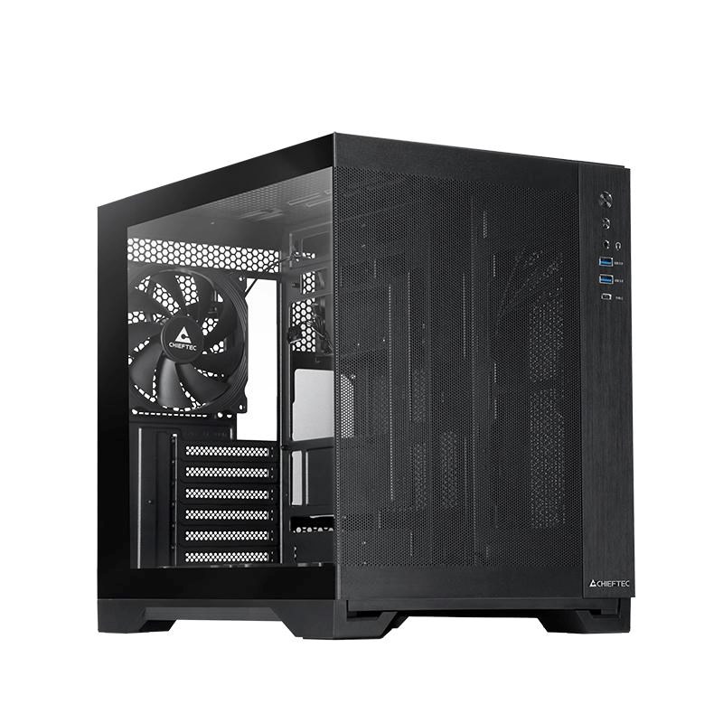 Chieftec skříň Visio Air, Atx, 1x Usb-c 3.2, 2x Usb 3.0, 3x 140mm Fan…