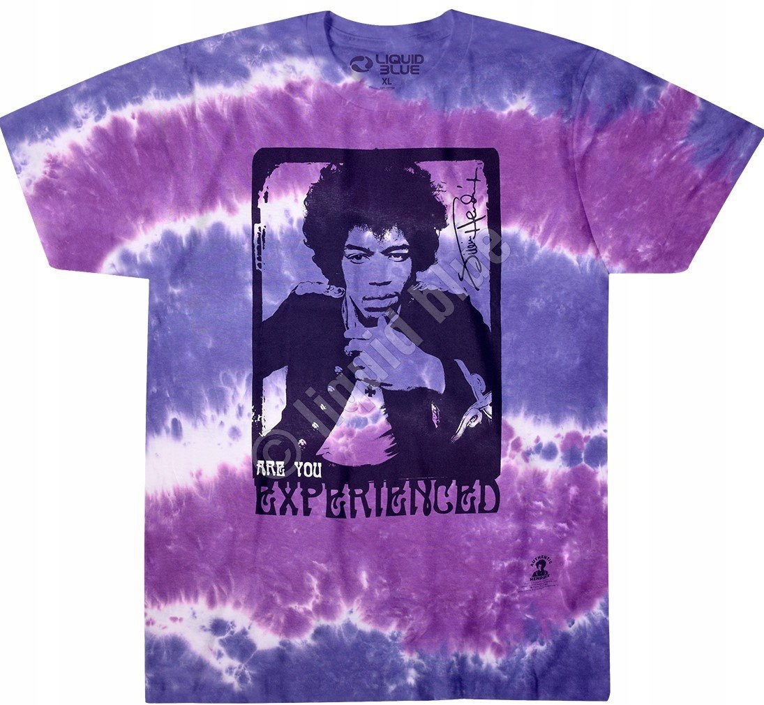 Jimi Hendrix Scuse Me Liquid Blue XL