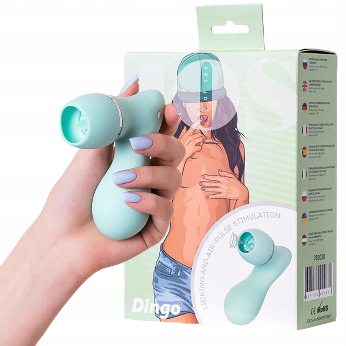 

Stymulator Łechtaczki pulsacyjny z funkcją Lizania