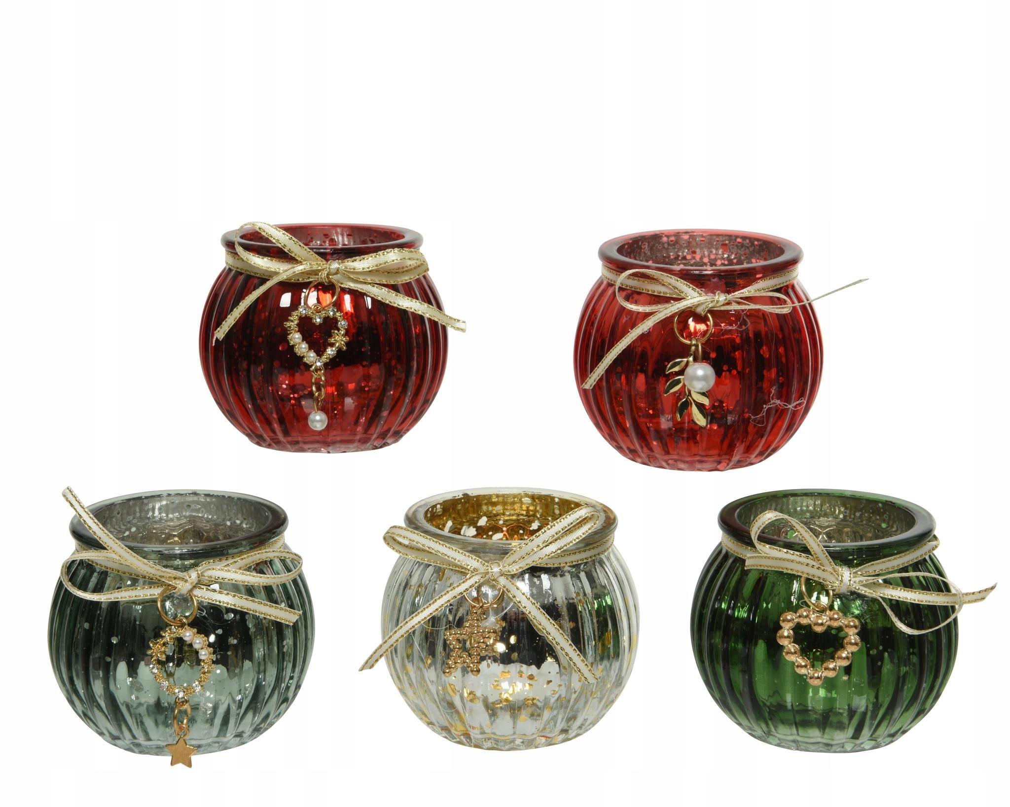 

Świecznik Szklany Na Tealight Świąteczny 5,5CM