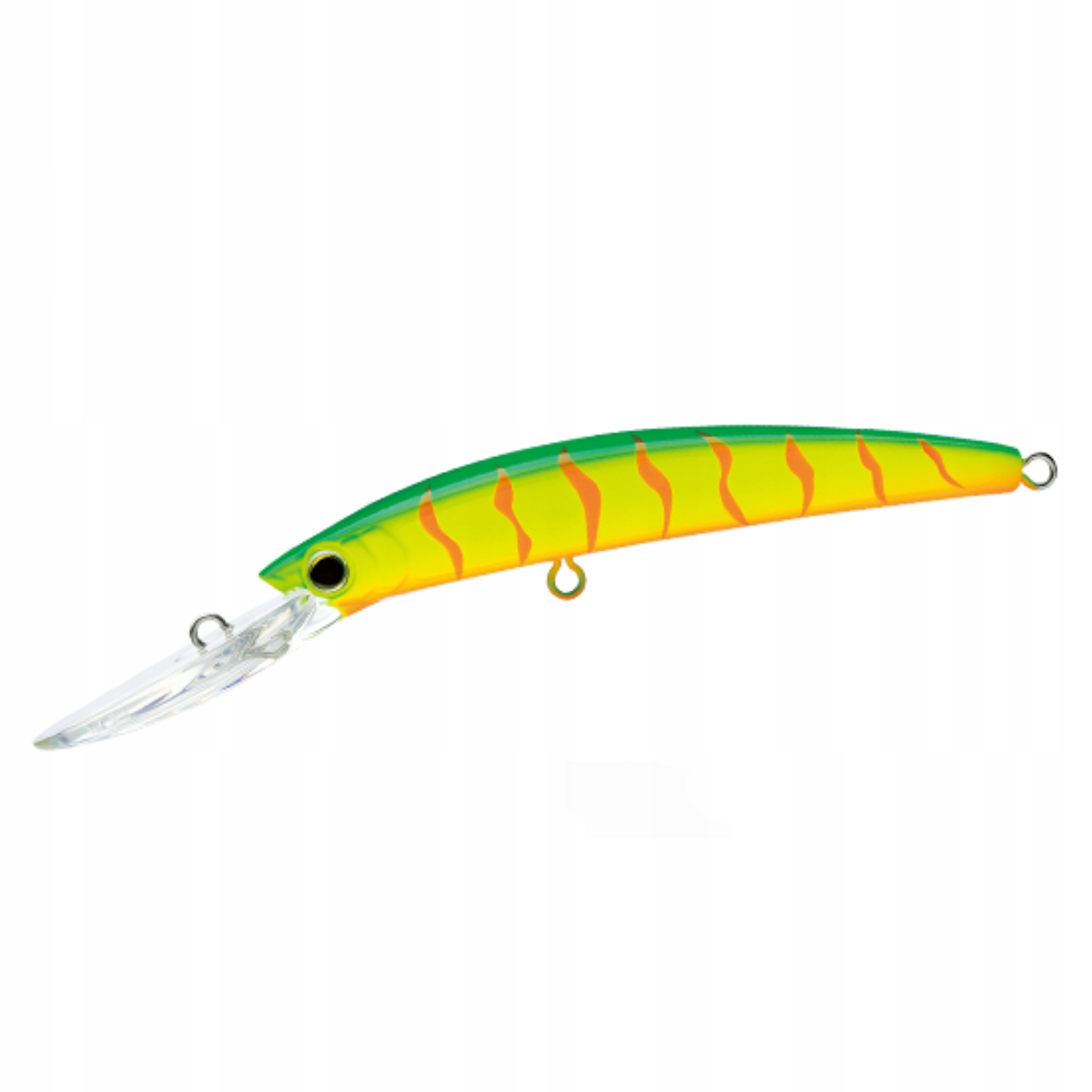 Wobler Duel Crystal Minnow Deep Diver Walleye 90F #ht (90 mm, 9.5 g, 3.5 m)