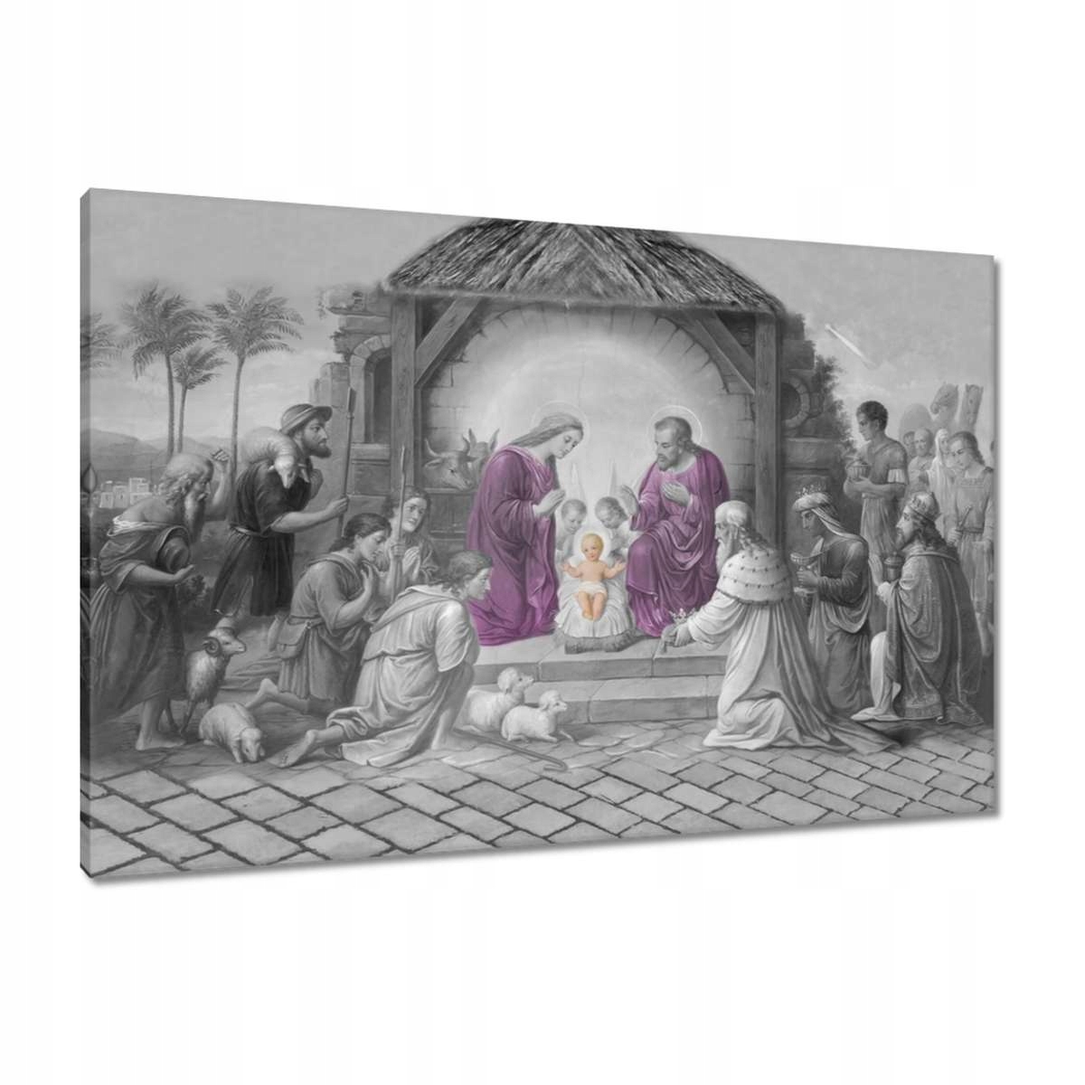 Obrazy 90x60 Jesličky Stájenka Ježíš