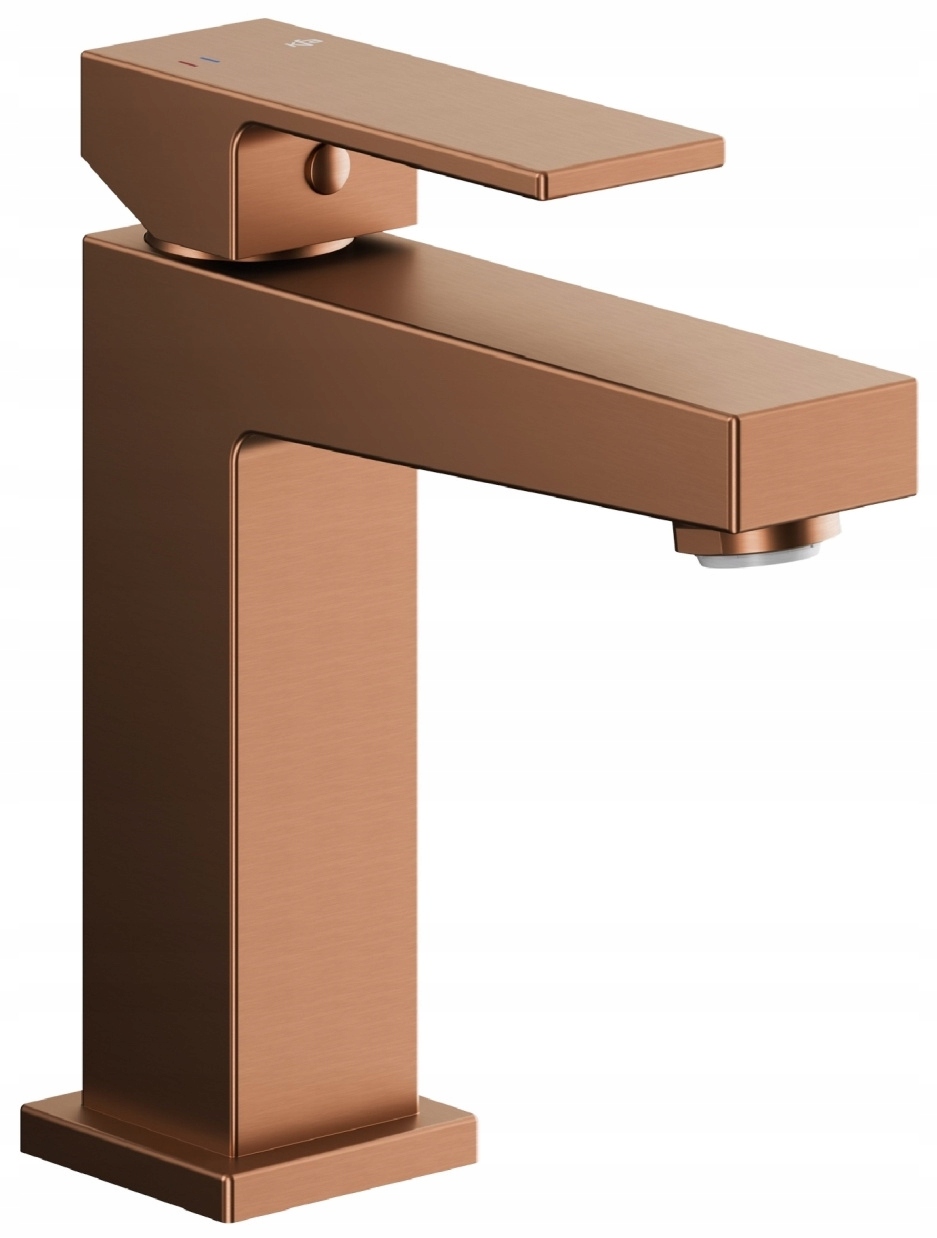 Kfa Stojanková Umývadlová Batéria Logon, Brushed Rose Gold Pvd Click Clack