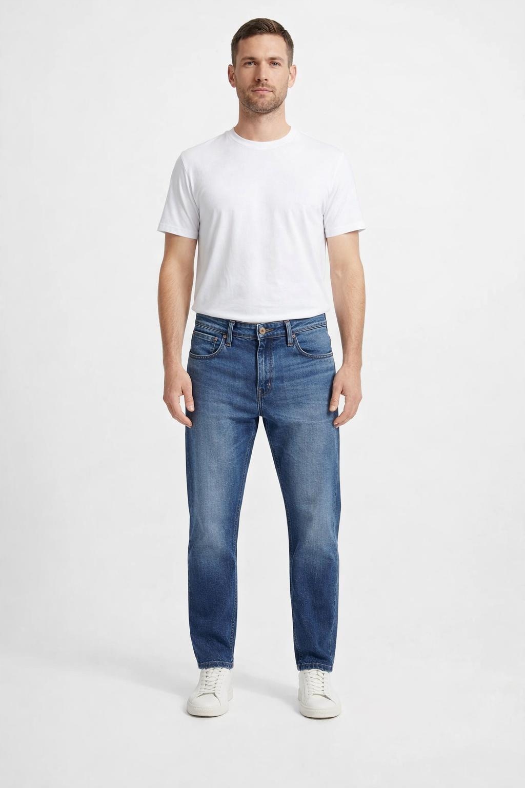 Pepe Jeans Pánské Rovné Modré S Oděrkami 36/34 Xta