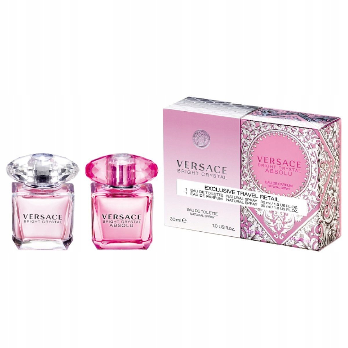 Versace Dárková Sada Exclusive Travel Retail Bright Crystal (toalová Voda)