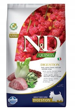 Levně N&d Quinoa Dog Digestion Lamb & Fennel Adult Mini2,5kg
