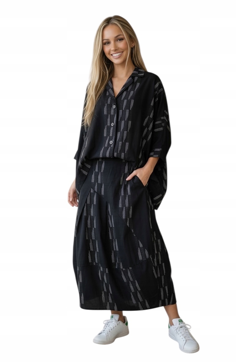 Dámský elegantní komplet Wendy Trendy móda Italská oversize italská móda