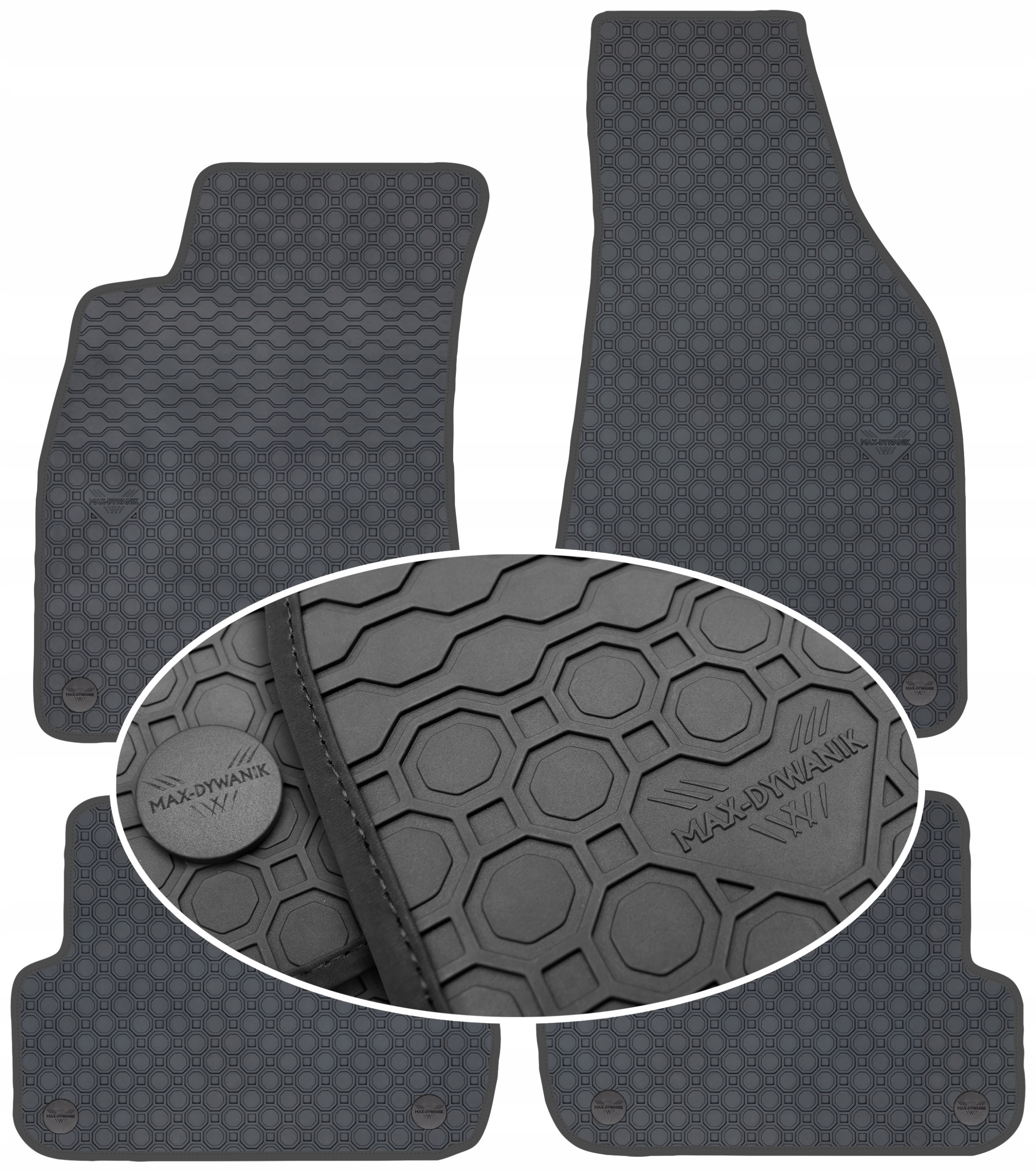 Podlahové rohože Seat Exeo 2008-2013 Černé