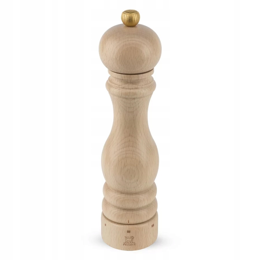 Ručný drevený nastaviteľný mlynček na soľ Paris Prírodný 22 cm U Select