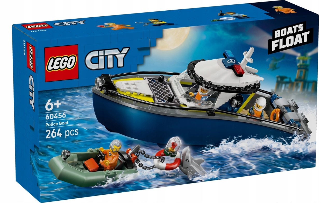 Stavebnice Honička Policejním Člunem 60456 Lego City
