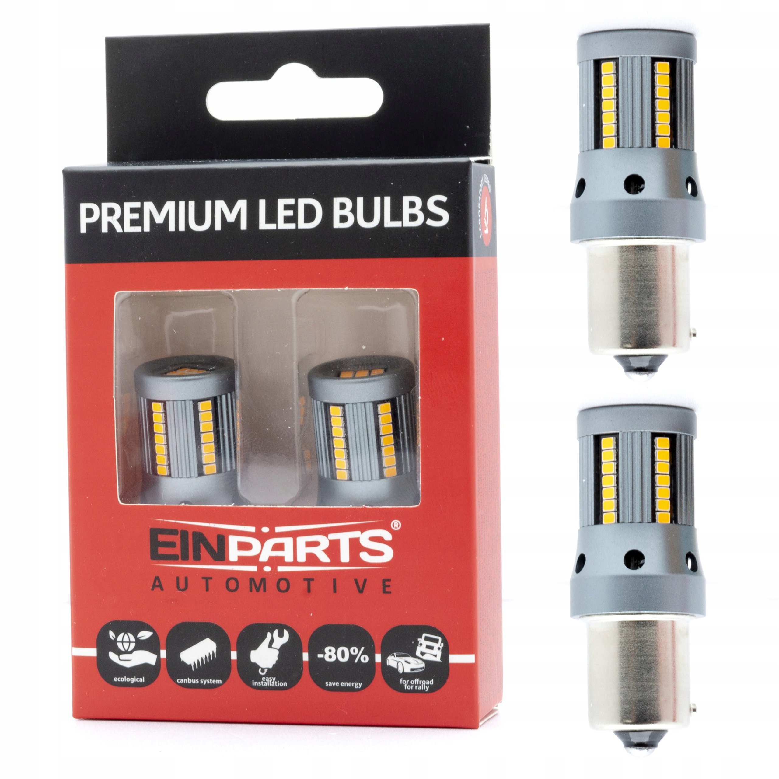 Żarówki Samochodowe 12V Led PY21W Canbus