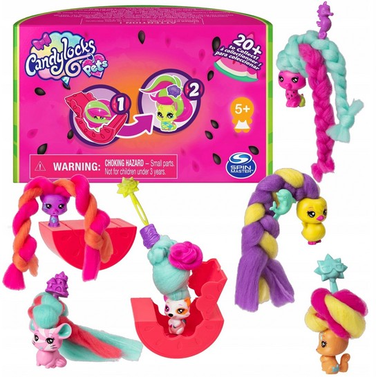 CANDYLOCKS PETS PACHNĄCE WŁOSY FIGURKA ZWIERZAK EAN (GTIN) 778988136577