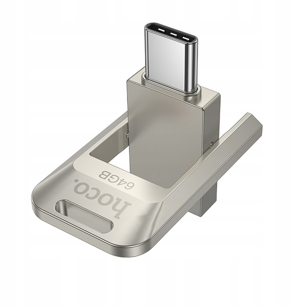 Pendrive 64GB Usb 3.0 (usb C) Hoco UD17 nikkel