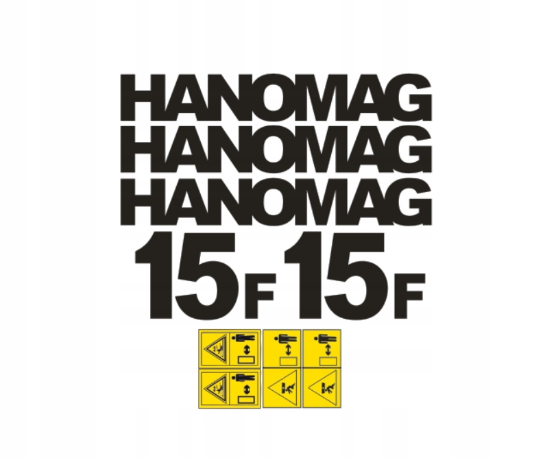 Samolepky samolepka Hanomag 15F