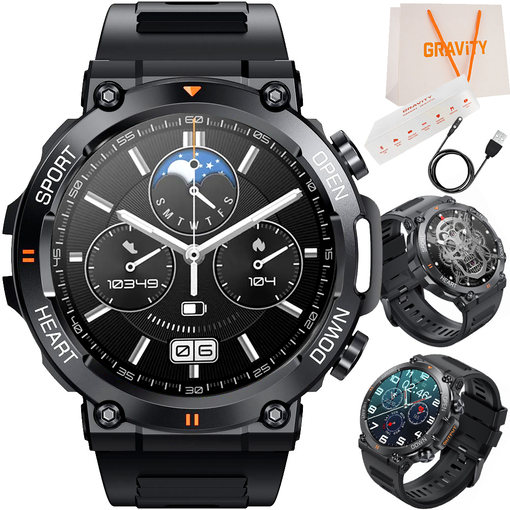 Chytré Hodinky Pánský 400mAH Rozhovor Pulsometr Box