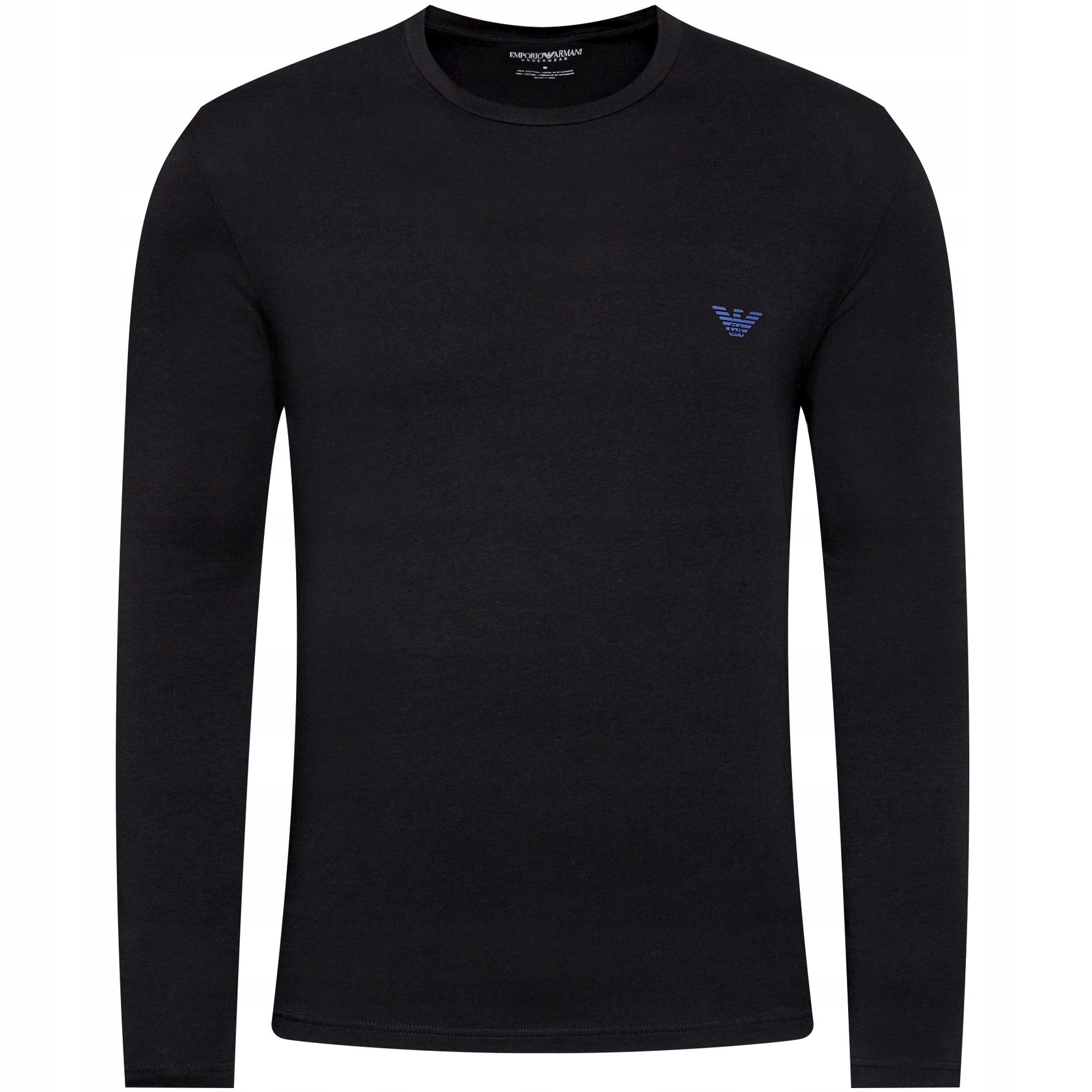 Emporio Armani tričko černé s dlouhým rukávem pro muže 111653 0A722 20 M