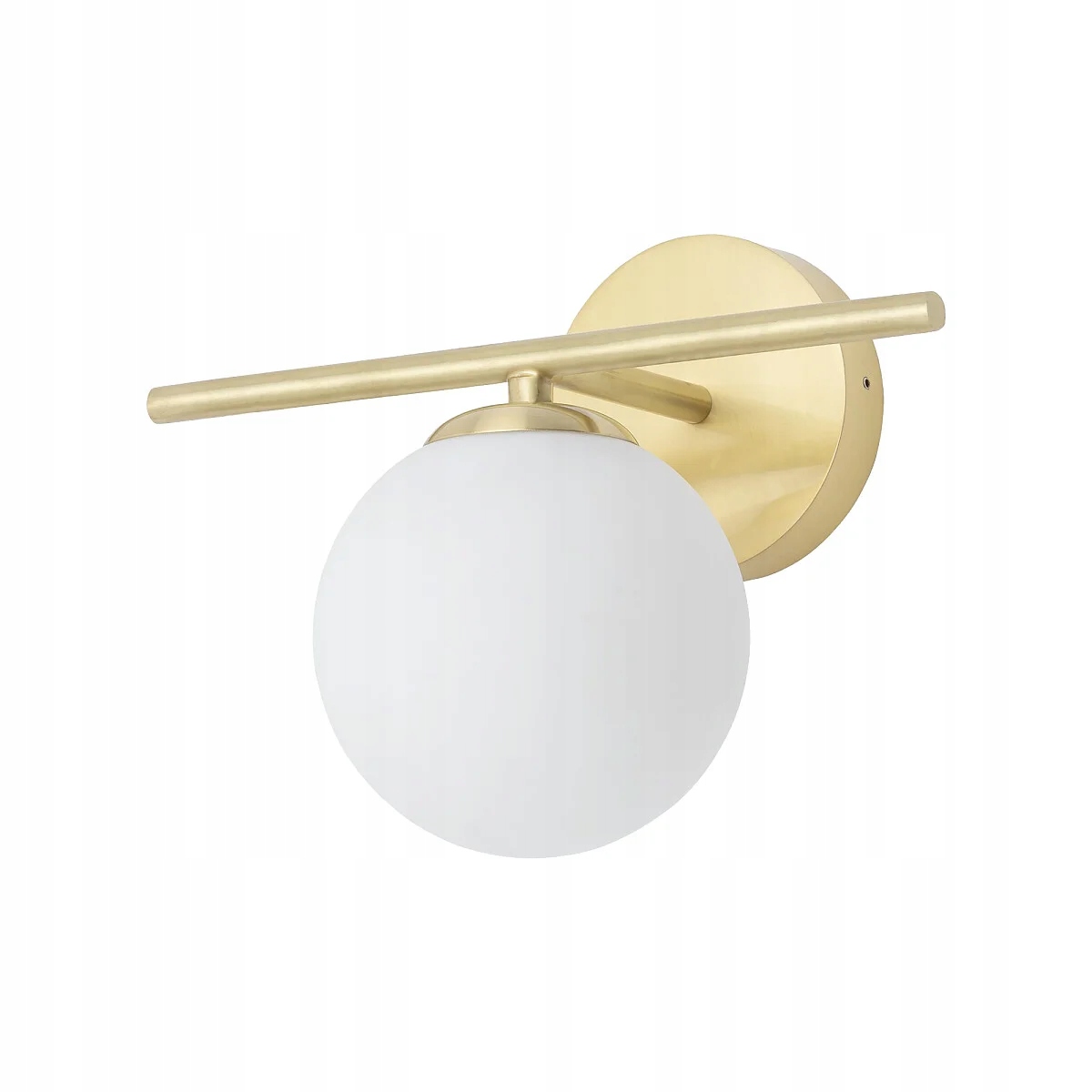 Nástenné svietidlo mosadz biela guľa 5W Aralia Nowodvorski