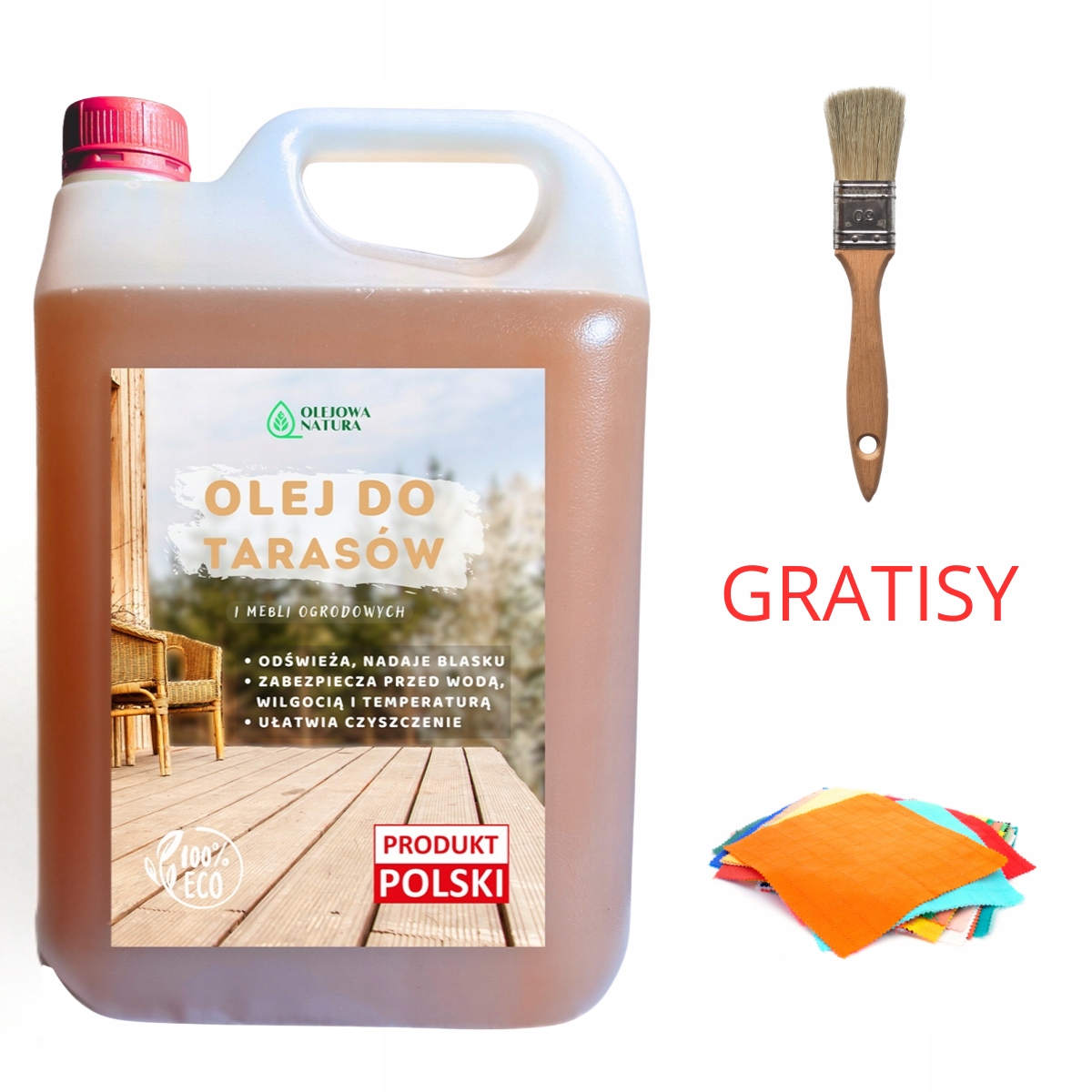 Olej Na Terasy Impregnace 5L Ekologický S Voskem Bonus
