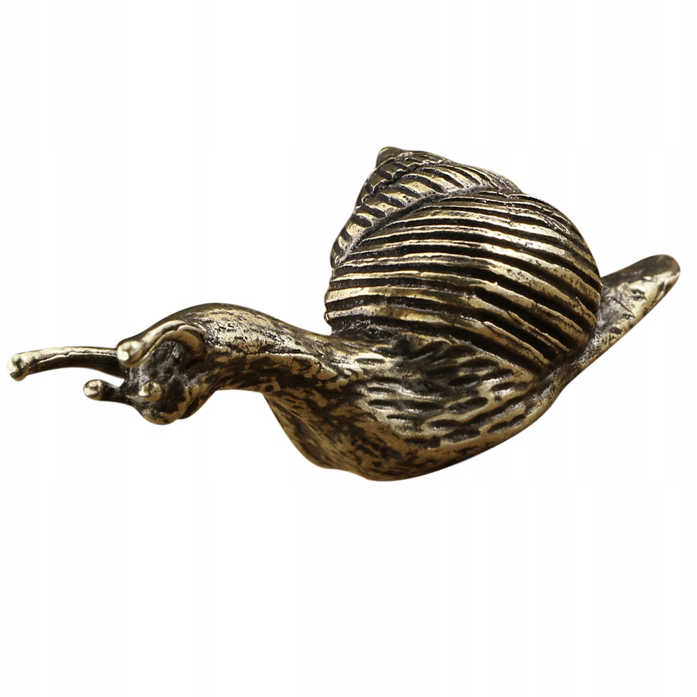 DEKORACYJNY ŚLIMAK MOSIĘŻNY NA WINTAGEZOWY